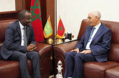 رئيس مجلس النواب يجري مباحثات مع وزير العدل الموريتاني