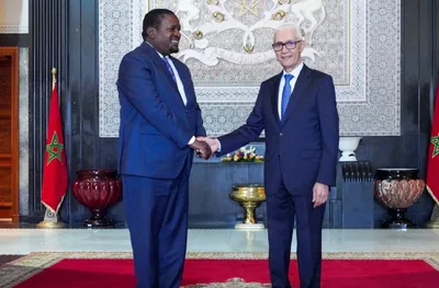 رئيس مجلس النواب يجري مباحثات مع رئيس وأعضاء لجنة الإصلاح والتحديث بالجمعية الوطنية لجمهورية زامبيا