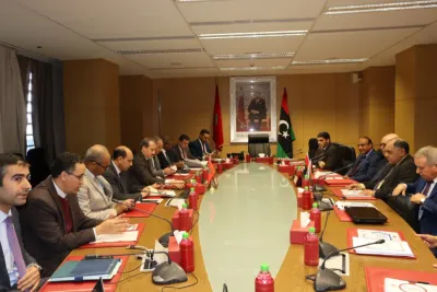 مكافحة الجرائم المالية محور مباحثات السيد الداكي مع  رئيس هيئة الرقابة الإدارية بدولة ليبيا