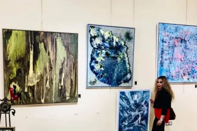 انبعاث .. معرض تشكيلي جديد للفنانة رجاء لحلو