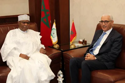 السيد رشيد الطالبي العلمي يتباحث مع الأمين العام لمنظمة التعاون الإسلامي