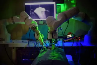 روبوت ينجح في إجراء عملية استئصال مرارة على نموذج يحاكي جسد الإنسان بدقة