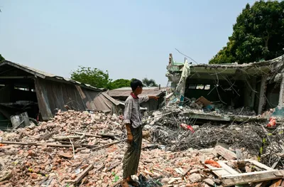 ارتفاع حصيلة ضحايا الزلزال في ميانمار إلى 3354 قتيلا