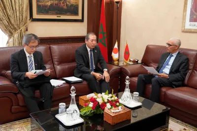 العمل البرلماني محور مباحثات بين السيد رشيد الطالبي وسفير اليابان بالمغرب