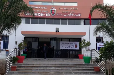 مفتش شرطة بمدينة سلا يضطر لاستعمال سلاحه الوظيفي لتوقيف شخص هدد أمن المواطنين