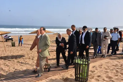 إقليم تزنيت: رفع اللواء الأزرق بشاطئ أكلو للمرة الـ13 على التوالي