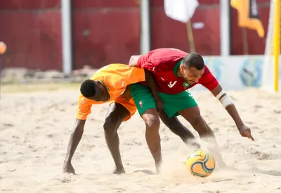 المنتخب المغربي ينهزم أمام نظيره الايفواري 6-7 : تصفيات كأس إفريقيا للأمم لكرة القدم الشاطئية