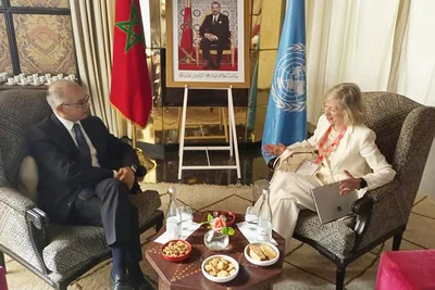 السيد شكيب بنموسى يتباحث مع المديرة العامة المساعدة لشؤون التعليم باليونسكو