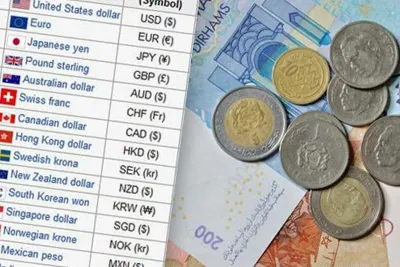 أسعار صرف العملات الأجنبية مقابل الدرهم