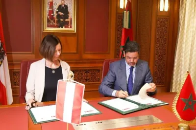 المجلس الأعلى للسلطة القضائية يوقع مذكرة تفاهم مع المحكمة العليا بجمهورية النمسا