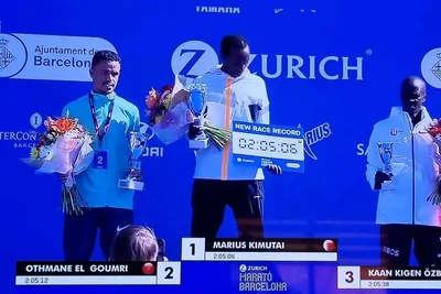 ماراطون برشلونة 2023: المغربي عثمان الكومري ثانيا