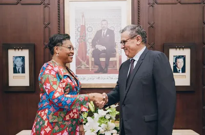 السيد أخنوش يجري مباحثات مع الوزيرة الأولى بجمهورية الكونغو الديمقراطية