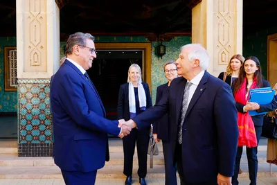 رئيس الحكومة يستقبل السيد جوزيب بوريل الممثل الأعلى للاتحاد الأوروبي للشؤون الخارجية