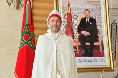 عصام طيب سفير جلالة الملك يسلم أوراق اعتماده لرئيس جمهورية غينيا