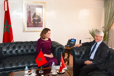 الوزيرة غيثة مزور تستقبل سفير جمهورية سويسرا بالمملكة المغربية