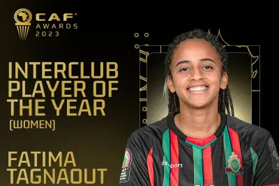 فاطمة تاكناوت تنال لقب أفضل لاعبة إفريقية لسنة 2023