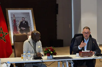 تنظيم التظاهرات الرياضية الكبرى محور اجتماع بين فوزي لقجع ورئيس اللجنة المنظمة للألعاب الاولمبية للشباب "دكار 2026"