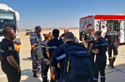 الناطق باسم فريق الإنقاذ الإسباني: حضورنا هنا واجب تجاه المغرب، البلد الحليف والصديق لإسبانيا ()