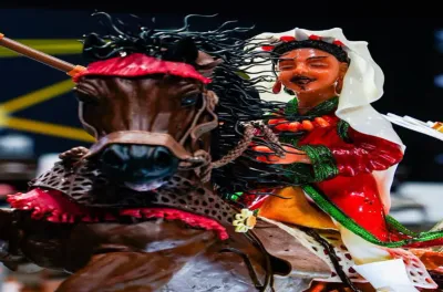 كأس العالم للحلويات.. الفريق المغربي يقدم في ليون تحفة فنية مميزة مستوحاة من "التبوريدة"