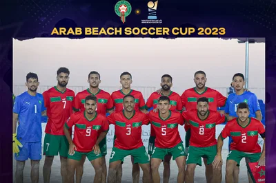 المنتخب المغربي إلى ربع نهائي كأس العرب لكرة القدم الشاطئية
