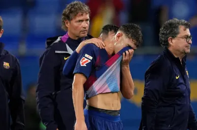 كرة القدم.. برشلونة الإسباني يعلن غياب لاعبيه لوبيز وغافي للإصابة