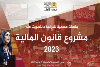 مجلس النواب يعقد جلسات عمومية للدراسة والتصويت على مشروع قانون المالية 2023