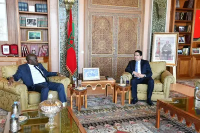 السيد ناصر بوريطة يستقبل وزير الشؤون الخارجية الليبيري بالرباط