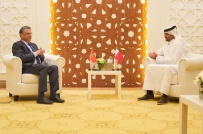 مؤتمر الدوحة للقانون.. السيد وهبي يبحث مع نظيره القطري التعاون القانوني والقضائي بين البلدين
