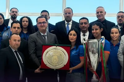 الاحتفاء بفريق مجد طنجة لكرة السلة سيدات لتحقيق ازدواجية البطولة الوطنية وكأس العرش