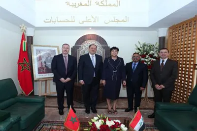 السيدة زينب العدوي تستقبل رئيس ديوان الرقابة المالية الاتحادي بالعراق