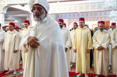 تشييع جثمان الراحل محمد بنسعيد آيت إيدر بحضور صاحب السمو الملكي الأمير مولاي رشيد