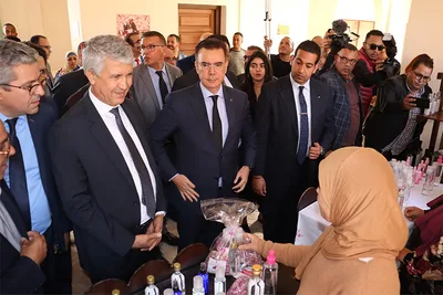 السيد محمد صديقي يزور مشاريع للتنمية الفلاحية والقروية بإقليم تنغير