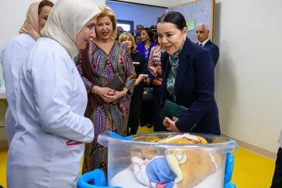 صاحبة السمو الملكي الأميرة للا أسماء والسيدة الأولى لكوت ديفوار تدشنان بالرباط مركز التشخيص والتأهيل السمعي