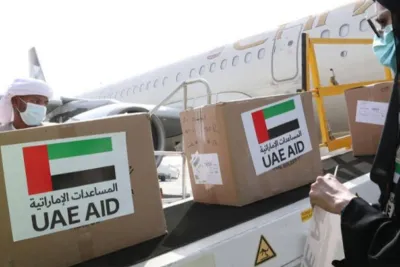 الإمارات ترسل 30 طنا من المساعدات والإمدادات الطبية إلى أوكرانيا