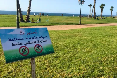 أكادير تعتمد بشكل متزايد على المياه العادمة المعالجة لسقي المساحات الخضراء