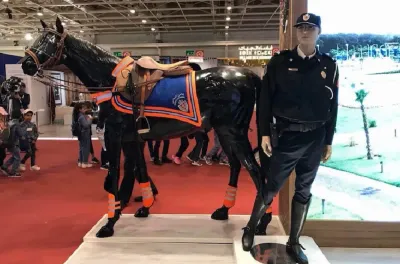 معرض الفرس بالجديدة.. القوات المساعدة حريصة على العناية بالخيول