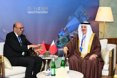 منتدى مراكش.. السيد ولد الرشيد يجري مباحثات مع رئيس مجلس النواب البحريني و رئيس برلمان مقدونيا الشمالية