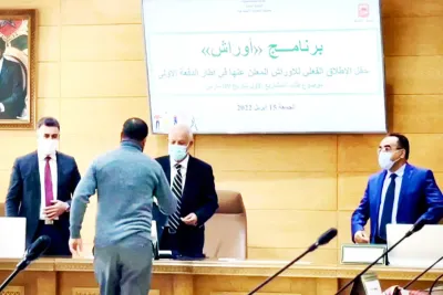 والي جهة طنجة تطوان الحسيمة يعطي الانطلاقة الفعلية لبرنامج أوراش على مستوى العمالة