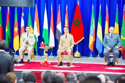 صاحب السمو الملكي ولي العهد الأمير مولاي الحسن يترأس بالقنيطرة حفل تخرج الفوج الـ23 للسلك العالي للدفاع والفوج الـ57 لسلك الأركان