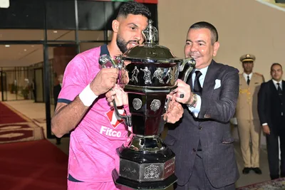 صاحب السمو الملكي الأمير مولاي رشيد يترأس بفاس المباراة النهائية لنيل كأس العرش لكرة القدم (2023-2024 ) بين فريقي نهضة بركان وأولمبيك آسفي