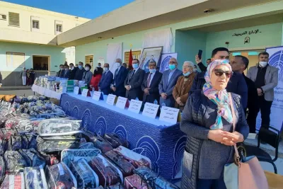 هبة من الكتب والألبسة لفائدة تلاميذ الوسط القروي بمولاي يعقوب