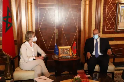 النعم ميارة يتباحث مع سفيرة الاتحاد الأوروبي بالمغرب