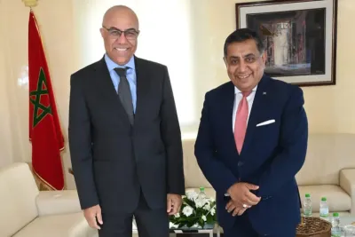 السيد عبد اللطيف ميراوي يستقبل اللورد أحمد دي ويمبدلون من وزارة الخارجية البريطانية