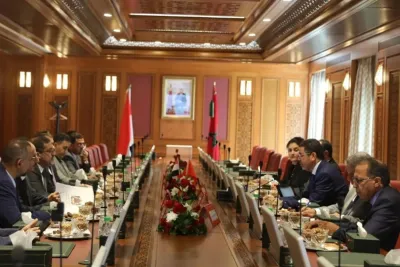 السيد محمد عبد النباوي يتباحث مع وزير العدل اليمني