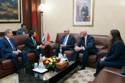 السيد رشيد الطالبي يتباحث مع نائب رئيس جمهورية السلفادور