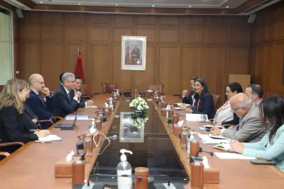 نادية فتاح تتباحث مع نائب رئيس البنك الدولي لمنطقة الشرق الأوسط وشمال إفريقيا