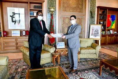 ناصر بوريطة يستقبل السفير المفوض فوق العادة لجمهورية إثيوبيا