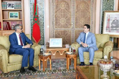 السيد ناصر بوريطة يتباحث مع المدير العام للمنظمة العربية للتربية والثقافة والعلوم