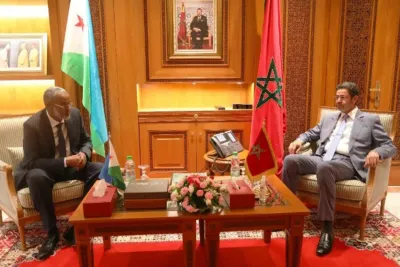 السيد محمد عبد النباوي يتباحث مع وزير العدل الجيبوتي