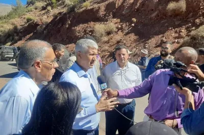السيد صديقي يقوم بزيارة تفقدية للمناطق الفلاحية المتضررة من الزلزال بتارودانت